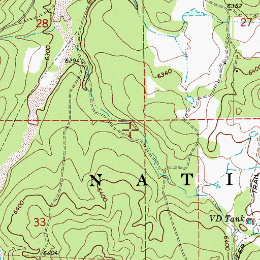 Topographic Map of Sand Tank, AZ