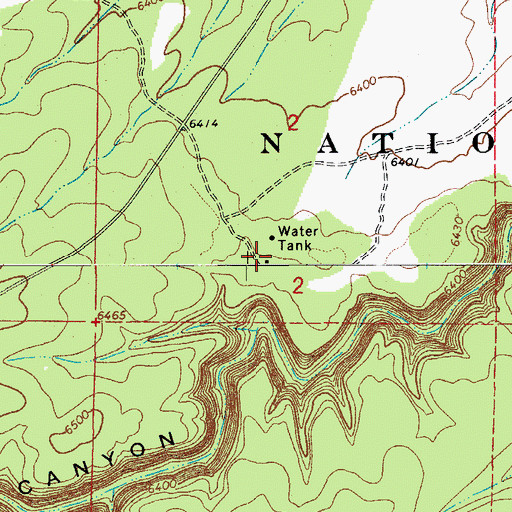 Topographic Map of Babbit Winter Ranch, AZ
