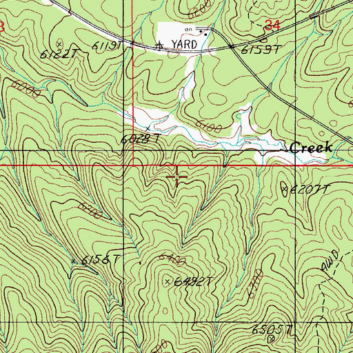 Topographic Map of R Bar C Number Three, AZ