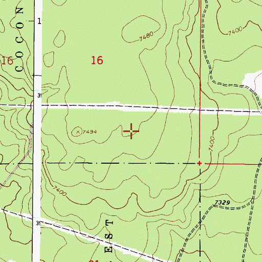 Topographic Map of Transwestern Pumping Station, AZ
