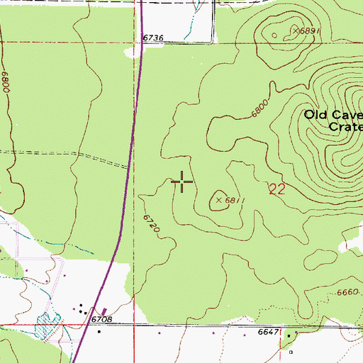Topographic Map of Fort Valley Experimental Forest, AZ