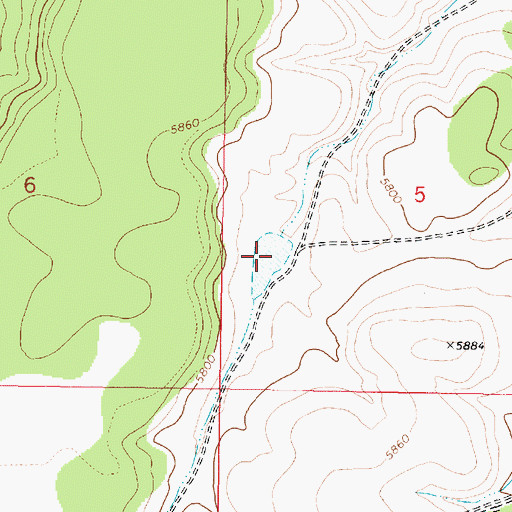 Topographic Map of Ship Dam Tank, AZ