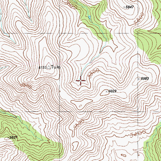 Topographic Map of Benchmark Tank Number 1, AZ