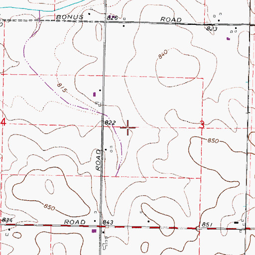 Topographic Map of Bob Walberg Field, IL