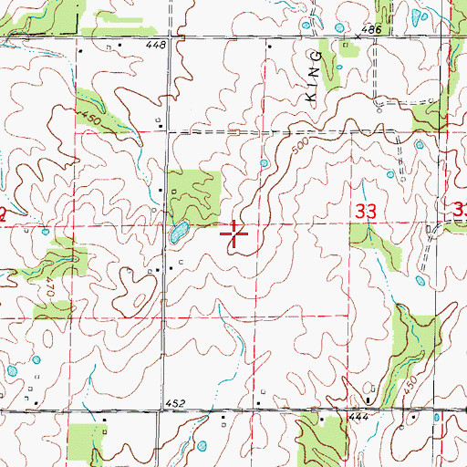 Topographic Map of Davy Jones (Private) Airport (historical), IL