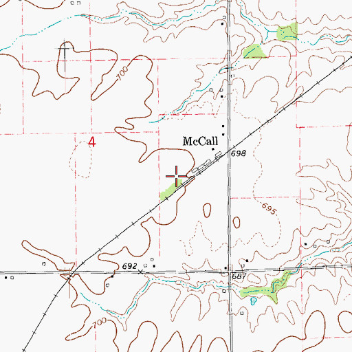 Topographic Map of Schilson Field, IL