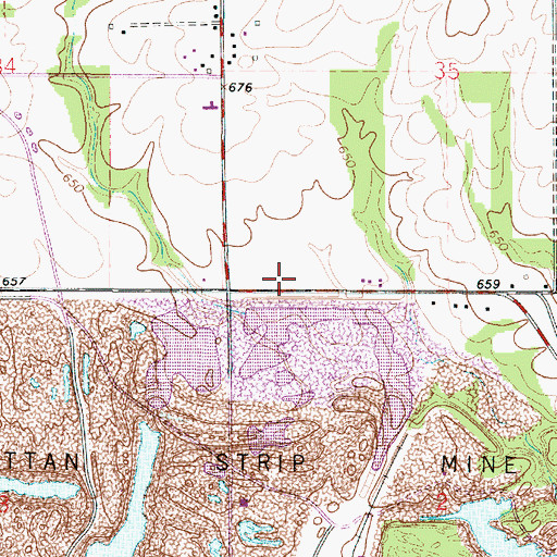 Topographic Map of Melody Field, IL