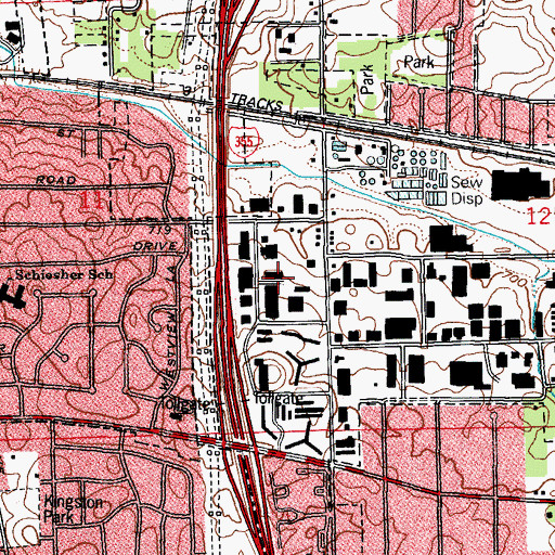 Topographic Map of Global Fire Protection Heliport, IL