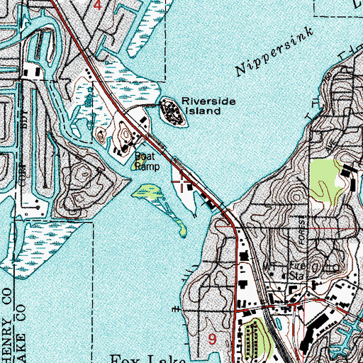Topographic Map of Arrow Heliport, IL