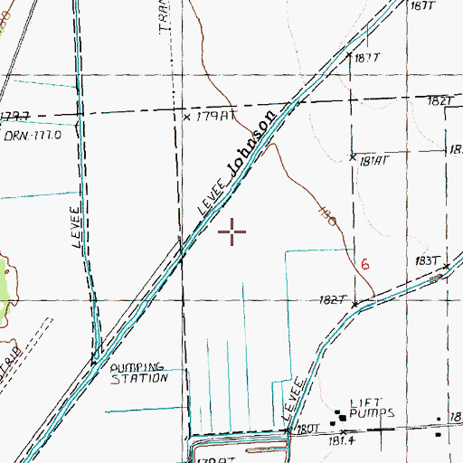 Topographic Map of Rosenow Airport (historical), IL