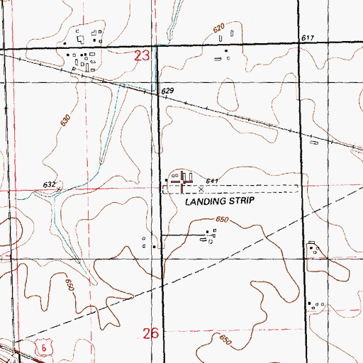 Topographic Map of Gen-Airpark, IL