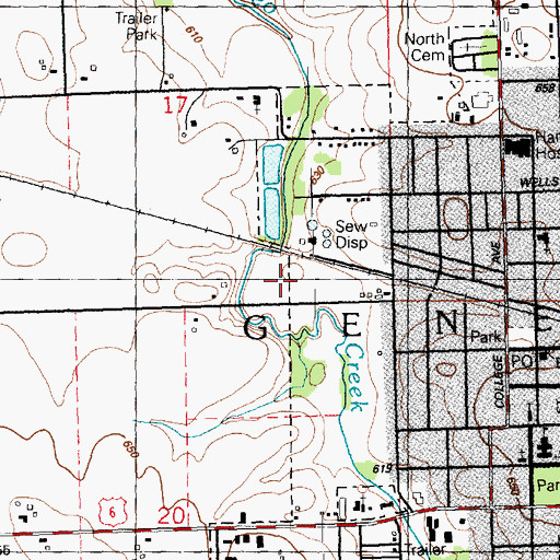 Topographic Map of Black Hawk Heliport, IL