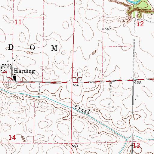 Topographic Map of Cody Port RLA Airport, IL