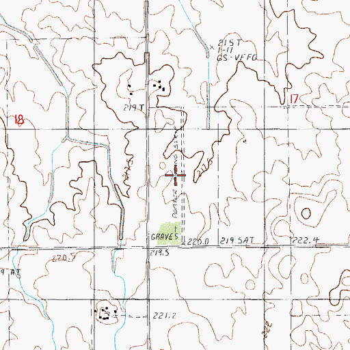 Topographic Map of Porter Airport (historical), IL