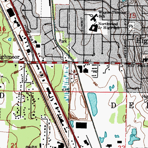 Topographic Map of Gieser Heliport, IL