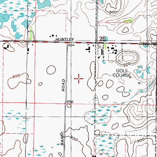 Topographic Map of Magic Carpet Airport (historical), IL