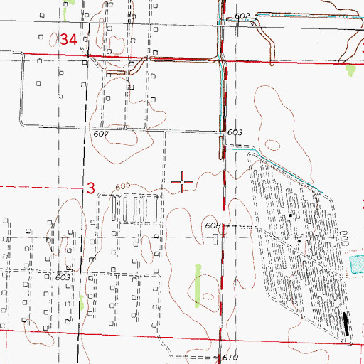 Topographic Map of De Kalb Heliport, IL