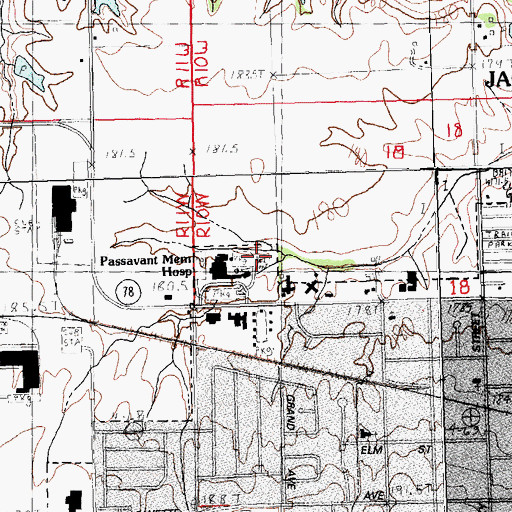 Topographic Map of Medical Center Heliport, IL