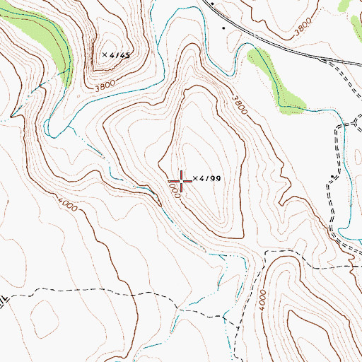 Topographic Map of Kendrick Mountains, AZ