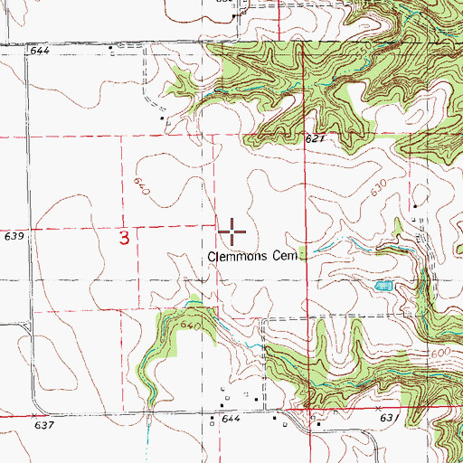 Topographic Map of Freedom Field (historical), IL