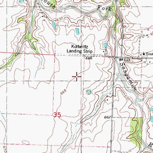 Topographic Map of Dooley Field (historical), IL