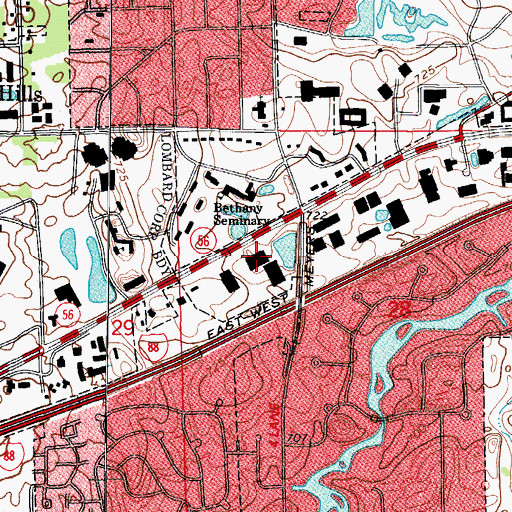 Topographic Map of Waste Management Inc Heliport, IL