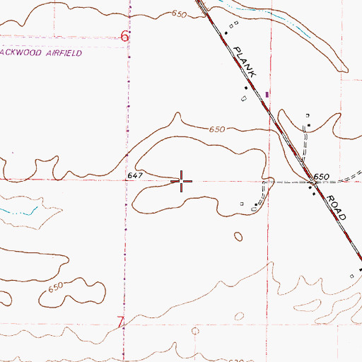 Topographic Map of Illinois Valley Regional Airport-Walter A Duncan Field, IL
