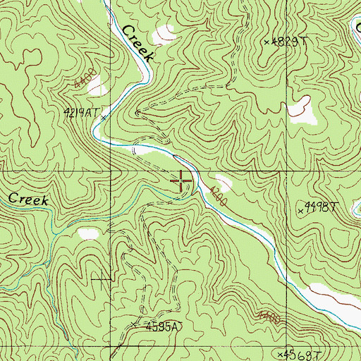 Topographic Map of Rock House Canyon, AZ