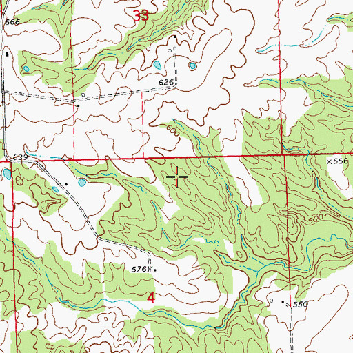 Topographic Map of Our Lady Immaculata Airport (historical), IL