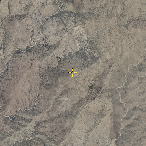 Aerial/Satellite Image of Grand Reef Mountain, AZ