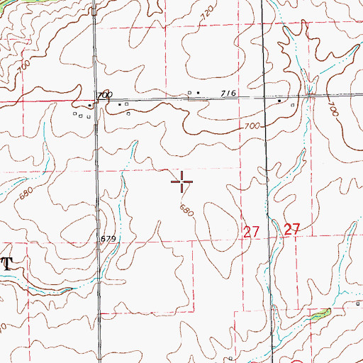 Topographic Map of Murks Strip (historical), IL