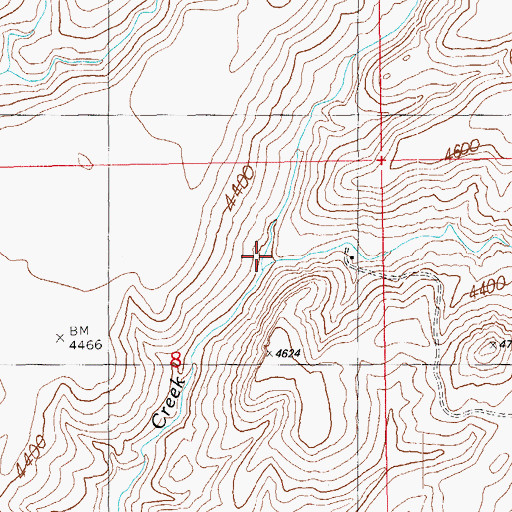 Topographic Map of Lyda Creek, AZ
