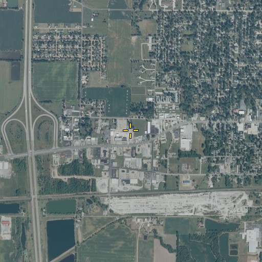 Aerial/Satellite Image of Fabick Three Heliport, IL
