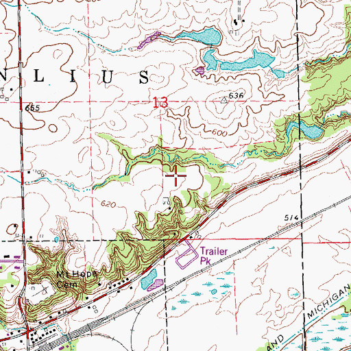 Topographic Map of Boondox Field (historical), IL