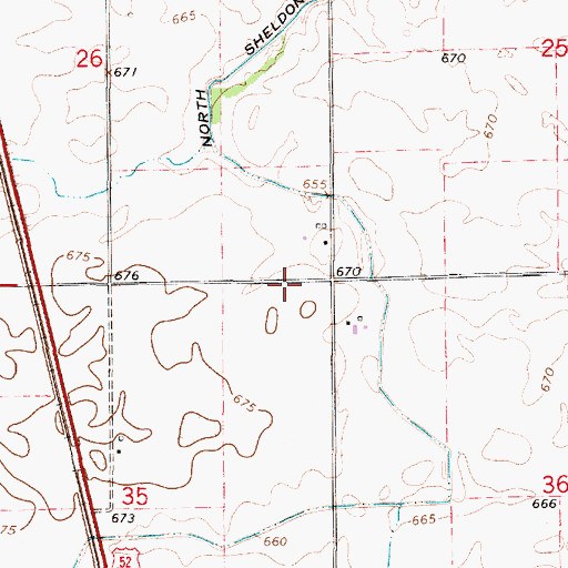 Topographic Map of Zoomer Field, IL