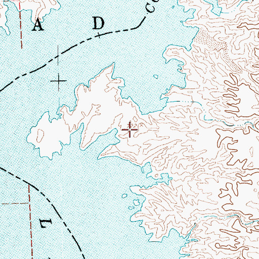 Topographic Map of Elephant Hill, AZ