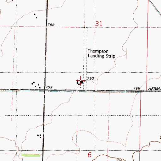 Topographic Map of Hep Cats Airport, IL