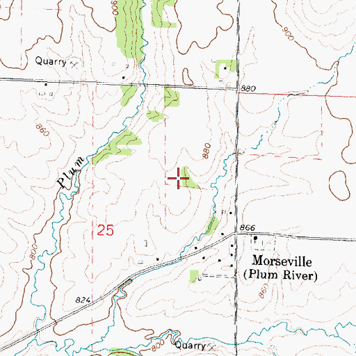 Topographic Map of John L Coppernoll Airport (historical), IL