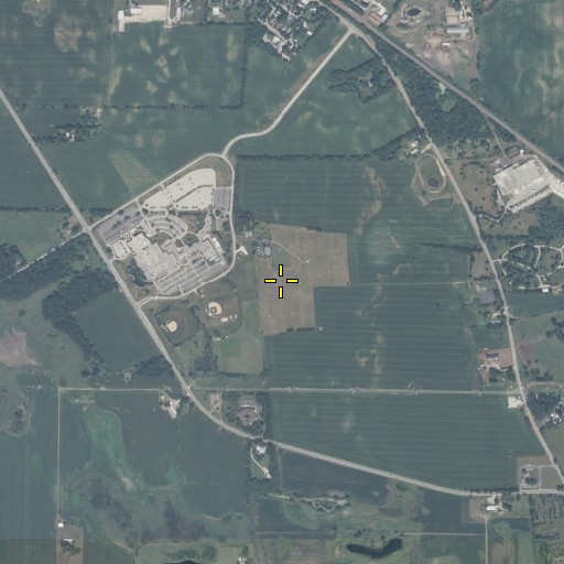Aerial/Satellite Image of WAIT-AM (Crystal Lake), IL