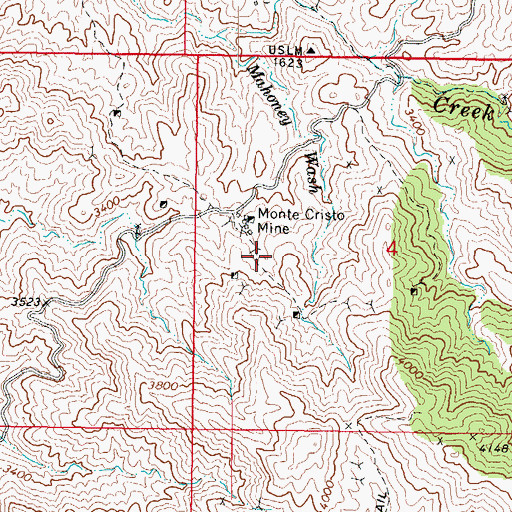 Topographic Map of Constellation, AZ