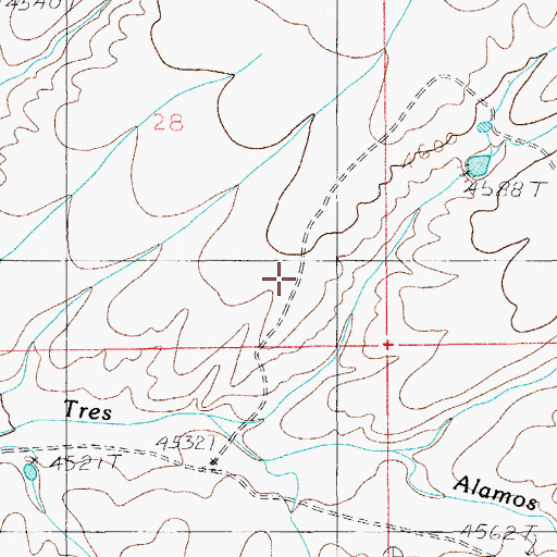 Topographic Map of Nugents Pass, AZ