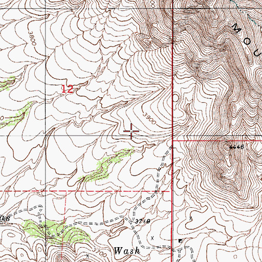 Topographic Map of Heintzelman Mine, AZ
