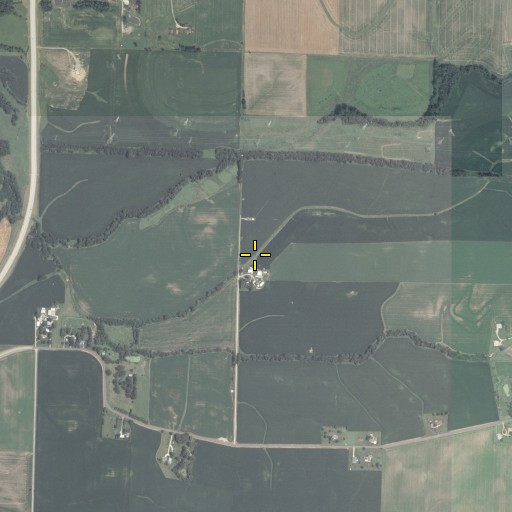 Aerial/Satellite Image of WCIC-FM (Pekin), IL