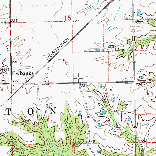 Topographic Map of WWQC-FM (Quincy), IL