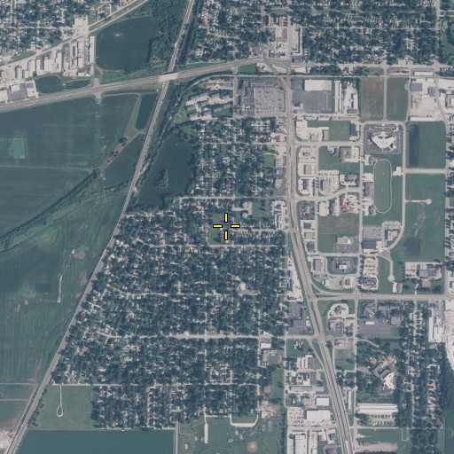 Aerial/Satellite Image of WFMB-FM (Springfield), IL