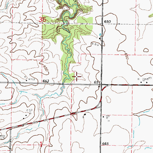 Topographic Map of WWTO-TV (La Salle), IL