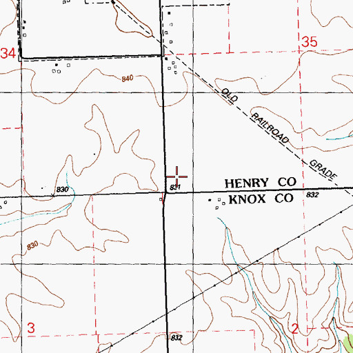 Topographic Map of WZUU-FM (Galva), IL