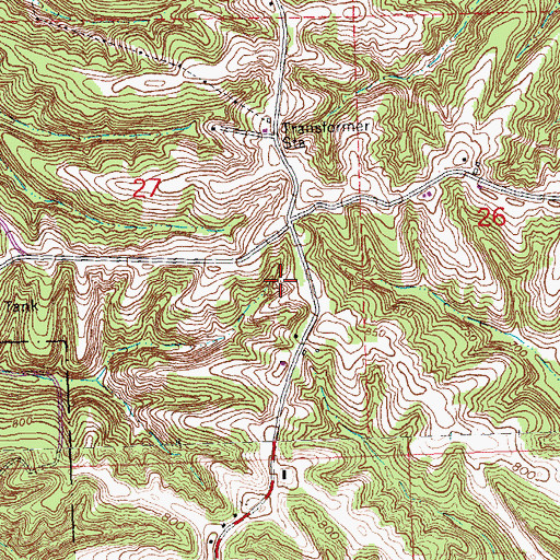 Topographic Map of WCCI-FM (Savanna), IL
