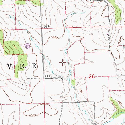 Topographic Map of Township of Apple River, IL