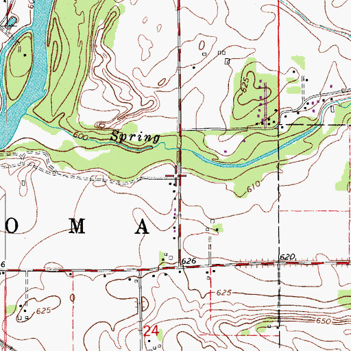 Topographic Map of Township of Aroma, IL